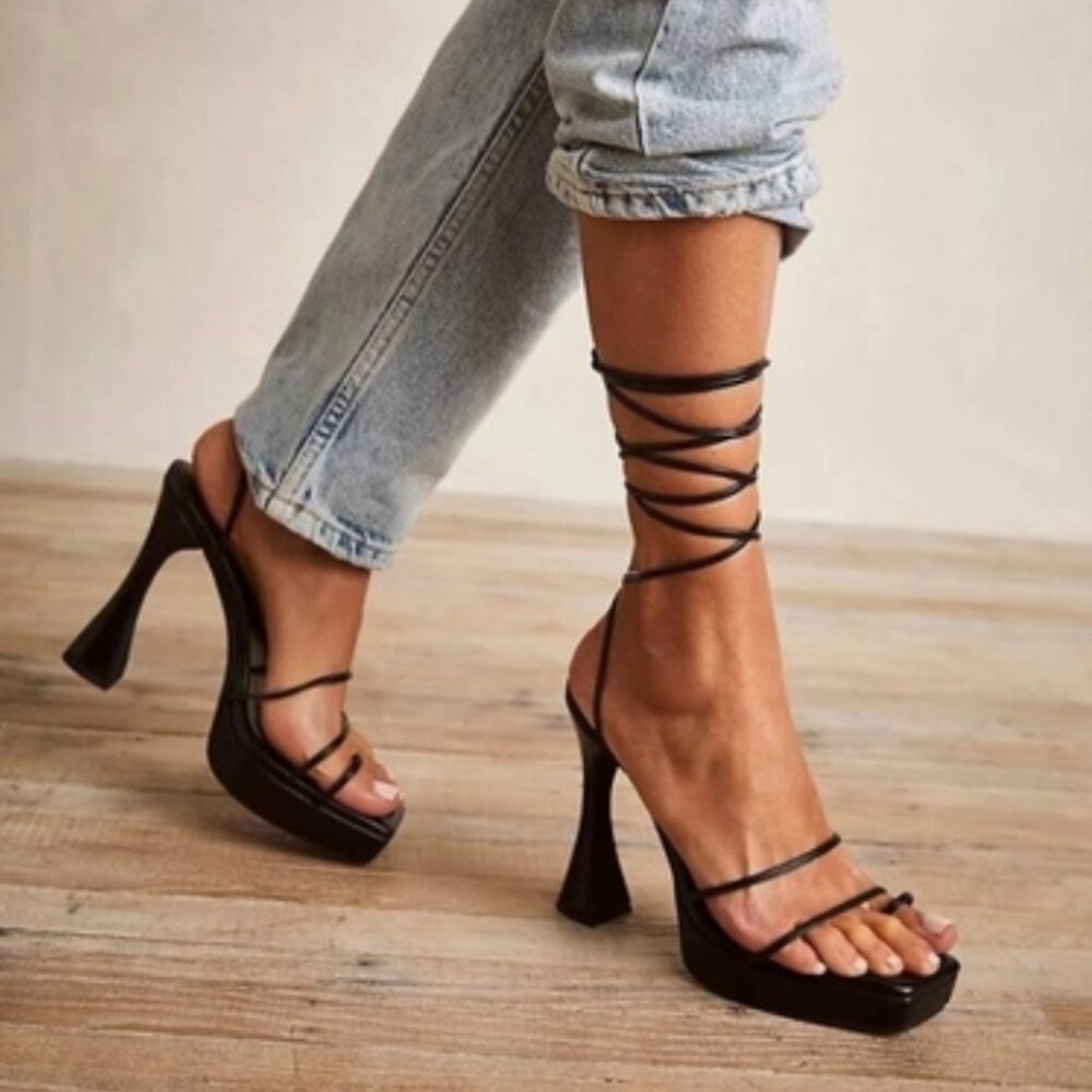 Jeffrey Campbell Lace Up Heels